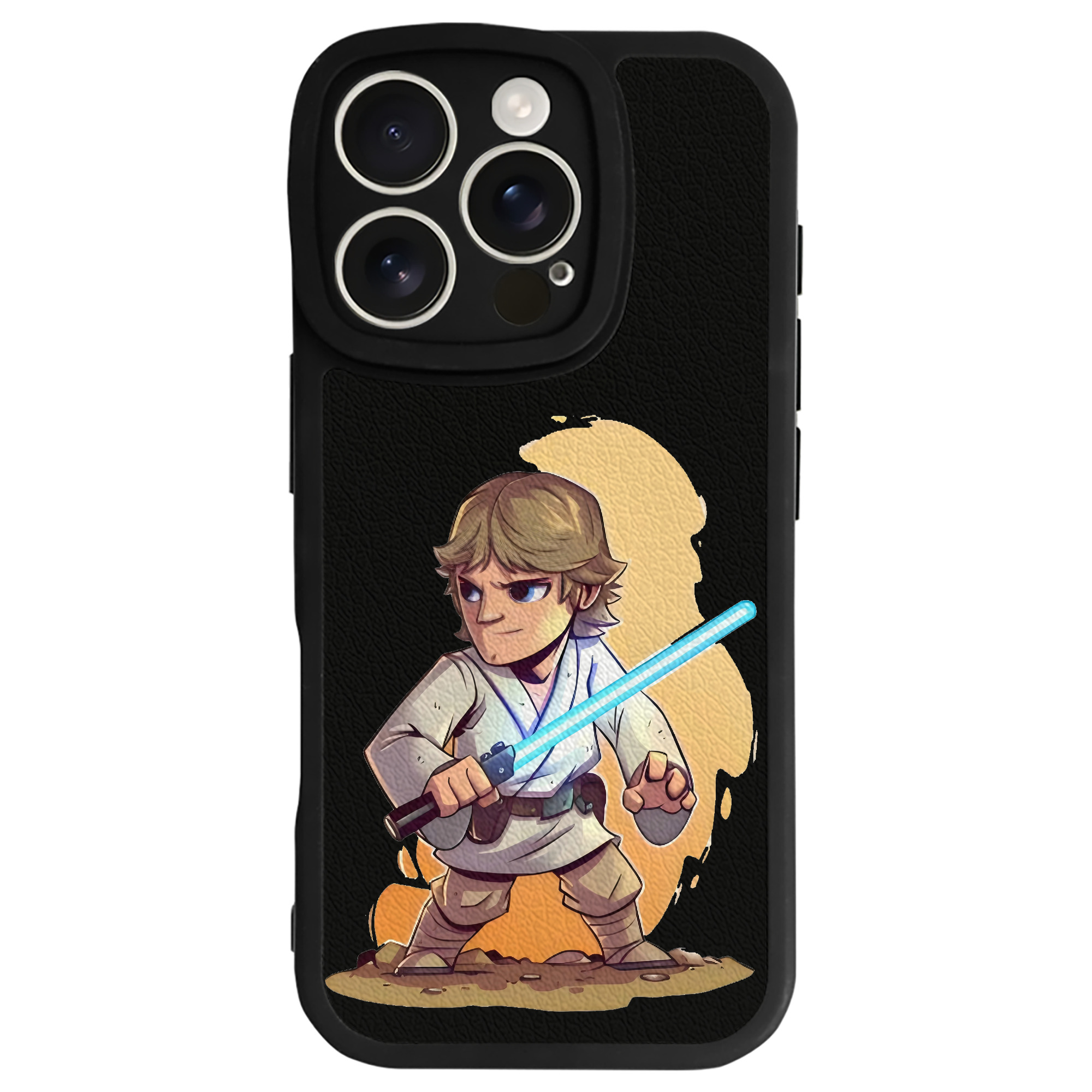 （画像用） スター・ウォーズ Star Wars 【iPhone 16シリーズ対応】シリコンスマホケース（レザー調） 材質：シリコン